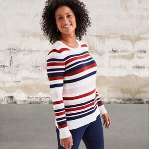 Style & Co NWT Women's Fine Gauge Crewneck Long-Sleeve Sweater Large